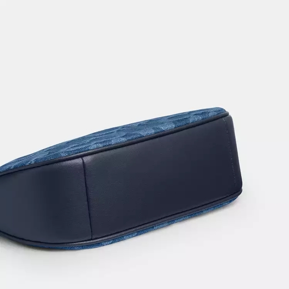 Coach Teri Mini Crossbody Bag In Signature Denim - Picture 14 of 16